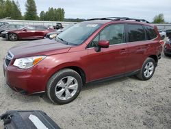 Salvage cars for sale at Arlington, WA auction: 2016 Subaru Forester 2.5I Limited