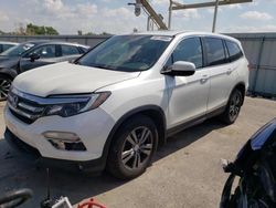 Salvage cars for sale at Kansas City, KS auction: 2016 Honda Pilot Exln