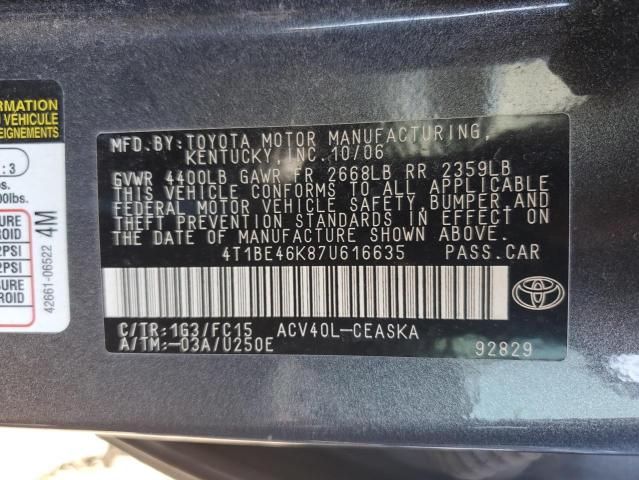 2007 Toyota Camry CE