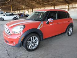 Salvage cars for sale at Phoenix, AZ auction: 2012 Mini Cooper Countryman