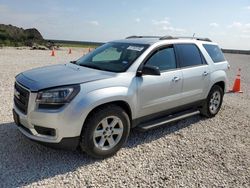 Salvage cars for sale at Temple, TX auction: 2014 GMC Acadia SLE