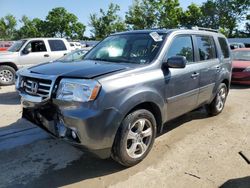 Salvage cars for sale at Bridgeton, MO auction: 2013 Honda Pilot EXL