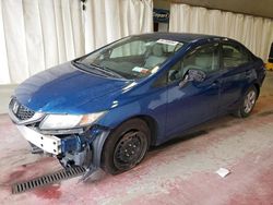 Honda salvage cars for sale: 2014 Honda Civic LX