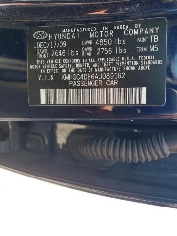 2010 Hyundai Genesis 3.8L