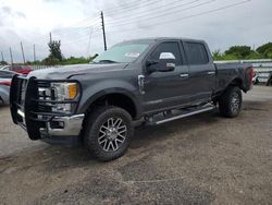 Salvage trucks for sale at Miami, FL auction: 2017 Ford F250 Super Duty