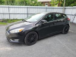 Salvage cars for sale at Albany, NY auction: 2015 Ford Focus Titanium