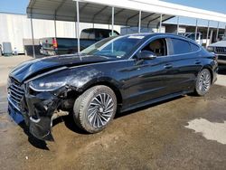 Salvage cars for sale at Fresno, CA auction: 2022 Hyundai Sonata Hybrid