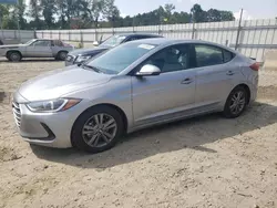 Salvage cars for sale at Spartanburg, SC auction: 2017 Hyundai Elantra SE