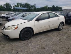 Salvage cars for sale from Copart Spartanburg, SC: 2006 Pontiac G6 SE