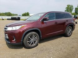 Salvage cars for sale from Copart Columbia Station, OH: 2017 Toyota Highlander SE