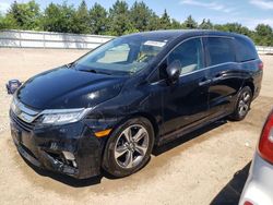 Salvage cars for sale from Copart Elgin, IL: 2018 Honda Odyssey Touring