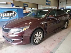Salvage cars for sale from Copart Angola, NY: 2017 KIA Optima LX