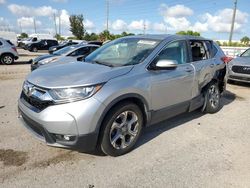 Salvage cars for sale from Copart Miami, FL: 2019 Honda CR-V EXL