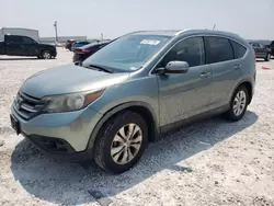 Salvage cars for sale at New Braunfels, TX auction: 2012 Honda CR-V EXL