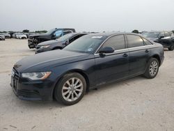 Salvage cars for sale at San Antonio, TX auction: 2013 Audi A6 Premium