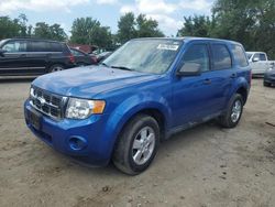 Salvage cars for sale at auction: 2012 Ford Escape XLS