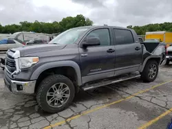 Salvage cars for sale from Copart Rogersville, MO: 2015 Toyota Tundra Crewmax SR5