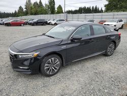 Salvage cars for sale from Copart Graham, WA: 2018 Honda Accord Hybrid EX