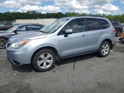 Salvage cars for sale at Exeter, RI auction: 2014 Subaru Forester 2.5I Premium