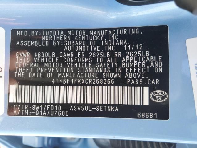 2012 Toyota Camry Base