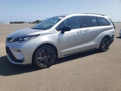 Toyota Vehiculos salvage en venta: 2022 Toyota Sienna XSE