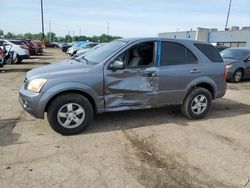 Salvage cars for sale from Copart Woodhaven, MI: 2008 KIA Sorento EX
