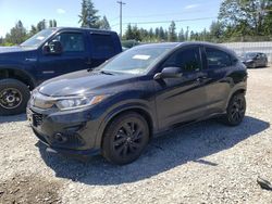 Salvage cars for sale from Copart Graham, WA: 2021 Honda HR-V Sport