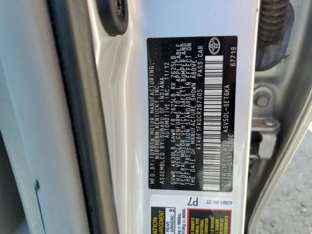 2012 Toyota Camry Base