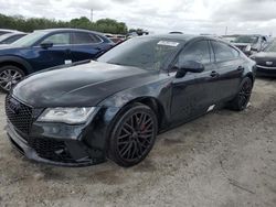 Salvage cars for sale at West Palm Beach, FL auction: 2013 Audi A7 Premium Plus