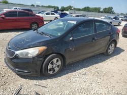 Salvage cars for sale at Kansas City, KS auction: 2016 KIA Forte LX