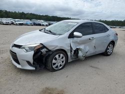 Salvage cars for sale at Gaston, SC auction: 2016 Toyota Corolla L