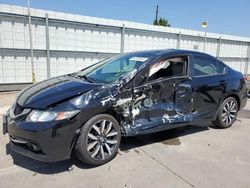 Honda salvage cars for sale: 2015 Honda Civic EXL