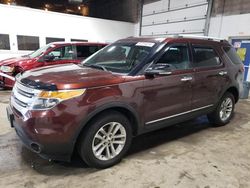 Salvage cars for sale at Blaine, MN auction: 2012 Ford Explorer XLT