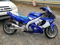 Salvage motorcycles for sale at Chatham, VA auction: 1998 Yamaha YZF600 R