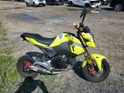 Salvage motorcycles for sale at North Billerica, MA auction: 2017 Honda Grom 125