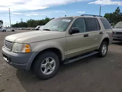 Salvage cars for sale at Denver, CO auction: 2002 Ford Explorer XLS