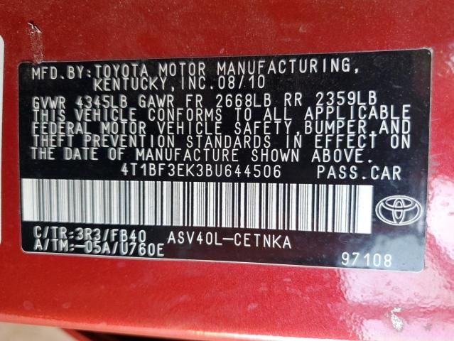 2011 Toyota Camry Base