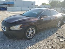 Salvage cars for sale at Opa Locka, FL auction: 2014 Nissan Maxima S