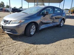 Salvage cars for sale at auction: 2013 Honda Civic LX