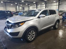 Salvage cars for sale at Ham Lake, MN auction: 2015 KIA Sportage LX