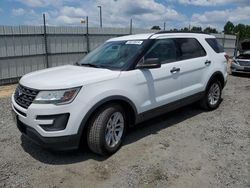 Salvage cars for sale at Lumberton, NC auction: 2016 Ford Explorer