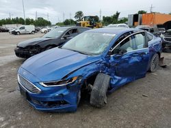 Salvage cars for sale at Bridgeton, MO auction: 2017 Ford Fusion SE