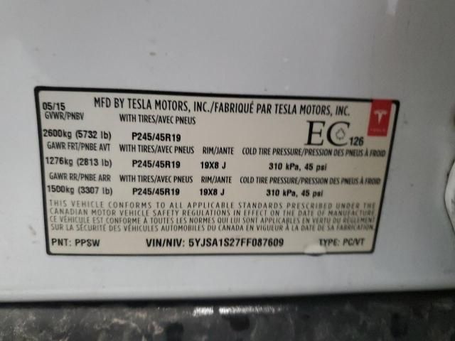 2015 Tesla Model S 70D