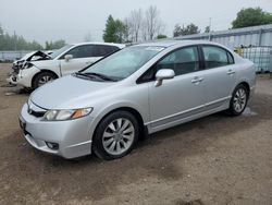 Salvage cars for sale from Copart Ontario Auction, ON: 2010 Honda Civic EXL