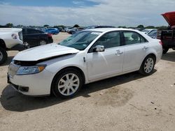 Salvage cars for sale at San Antonio, TX auction: 2011 Lincoln MKZ