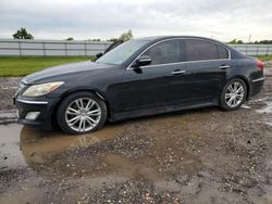 Salvage cars for sale at Houston, TX auction: 2012 Hyundai Genesis 3.8L