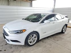 Ford salvage cars for sale: 2018 Ford Fusion SE Hybrid