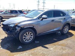 Salvage cars for sale from Copart Elgin, IL: 2017 Lexus NX 200T Base