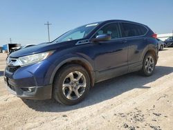 Salvage cars for sale at Andrews, TX auction: 2017 Honda CR-V EXL