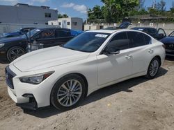 Infiniti q50 Vehiculos salvage en venta: 2021 Infiniti Q50 Luxe